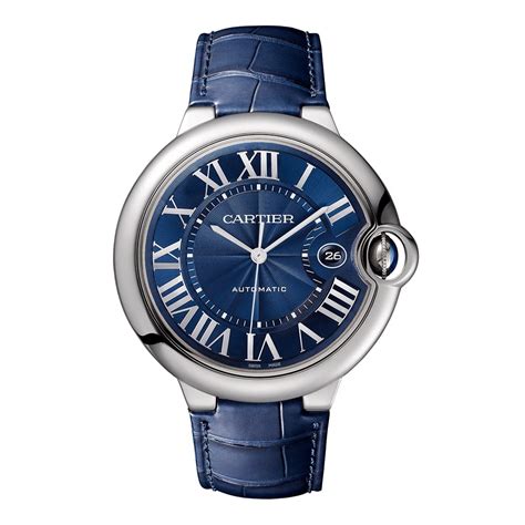 cartier watch with blue sapphire|cartier ballon bleu 42mm diamond.